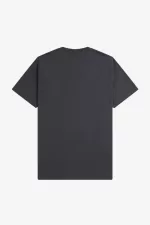 Fred Perry Crew Neck Men’s T-Shirt Anchor Grey Dark Coffee | QZWRM5604