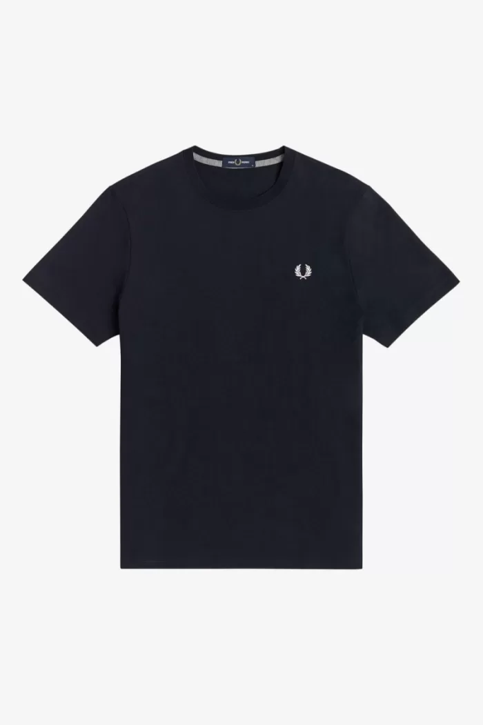 Fred Perry Crew Neck Men’s T-Shirt Navy | VYAJG3164