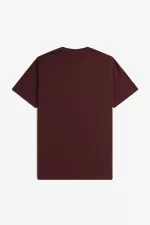 Fred Perry Crew Neck Men’s T-Shirt Oxblood Beige | AQSTI1325