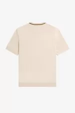 Fred Perry Crew Neck Piqué Men’s T-Shirt Oatmeal | LFINK7468