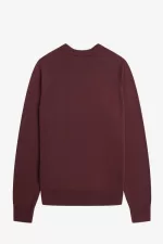 Fred Perry Crew Neck Women’s Jumper Oxblood | HVJMA2038