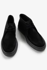 Fred Perry Dawson Mid Men’s Boots Black | URYFK8749