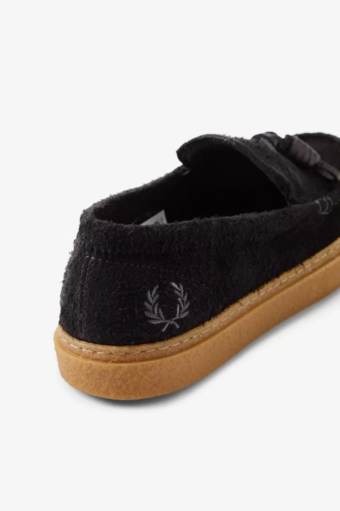 Fred Perry Dawson Tassel Men’s Loafers Black | QTZAE4297