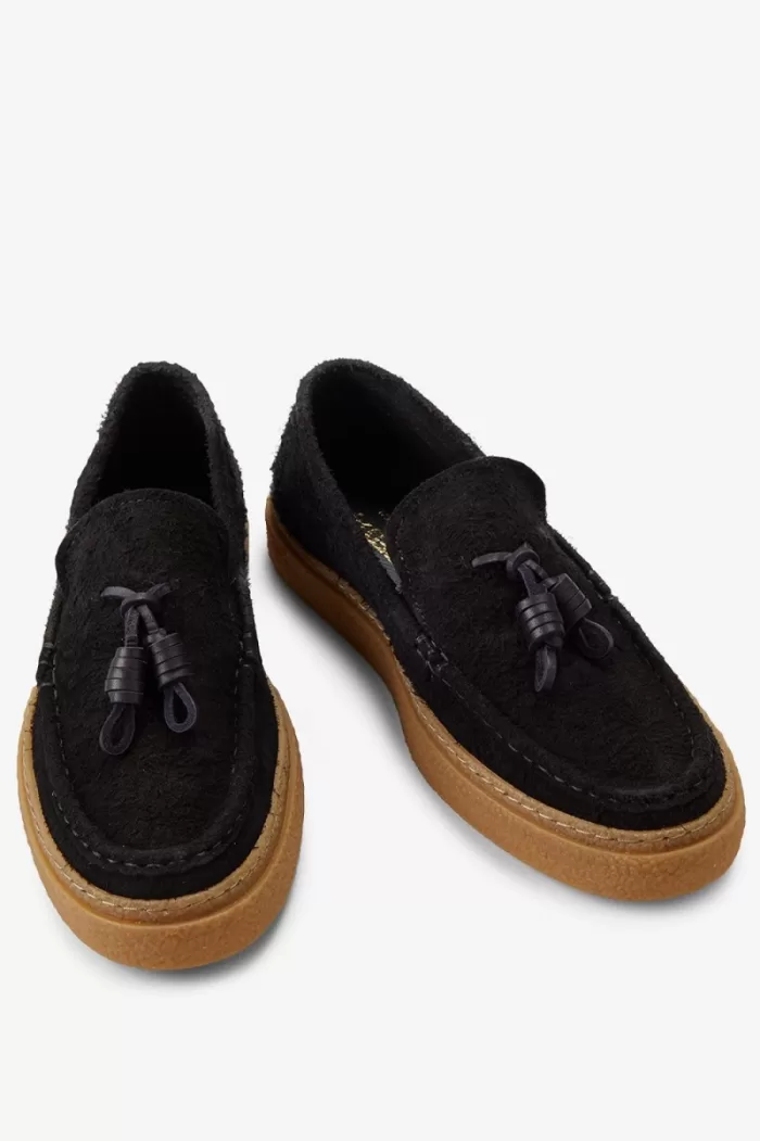 Fred Perry Dawson Tassel Men’s Loafers Black | QTZAE4297