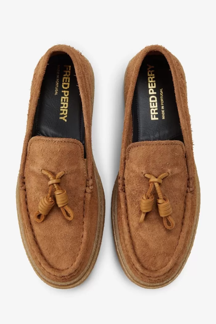 Fred Perry Dawson Tassel Men’s Loafers Dark Coffee | HRJBY8536