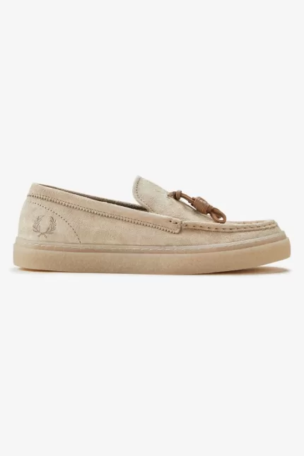 Fred Perry Dawson Tassel Men’s Loafers Oatmeal | GZJFW1790