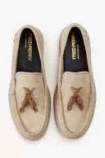 Fred Perry Dawson Tassel Men’s Loafers Oatmeal | GZJFW1790