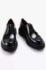 Fred Perry Derby Men’s Loafers Black | VDRZM5847