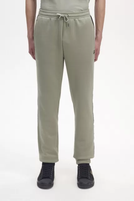 Fred Perry Embossed Tape Sweat Men’s Pants Mint | VWSBO9175