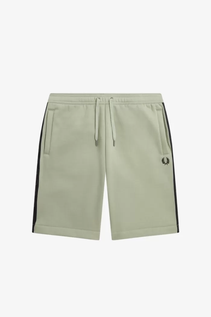 Fred Perry Embossed Tape Sweat Men’s Shorts Mint | LRUJX0163