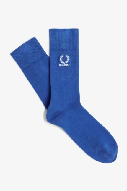 Fred Perry Embroided Men’s Socks Royal Blue | PWTJG3765