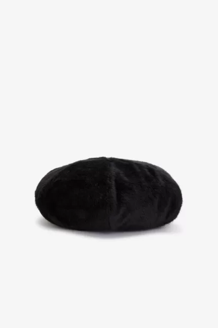 Fred Perry Embroidered Beret Women’s Hats Black | ALNWZ4931