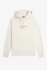 Fred Perry Embroidered Hooded Men’s Sweatshirts Beige | ICTMO4237