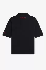 Fred Perry Embroidered Men’s Polo Shirt Black | CTGMK2965