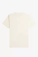 Fred Perry Embroidered Men’s T-Shirt Beige | SJFQH8671