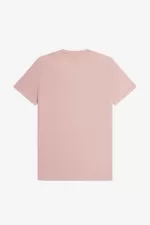 Fred Perry Embroidered Men’s T-Shirt Dusty Rose Pink | JVMKX3597