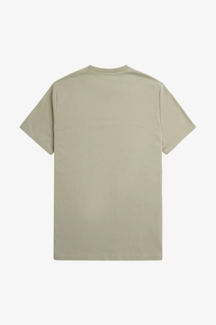 Fred Perry Embroidered Men’s T-Shirt Warm Grey | UZCGA4318