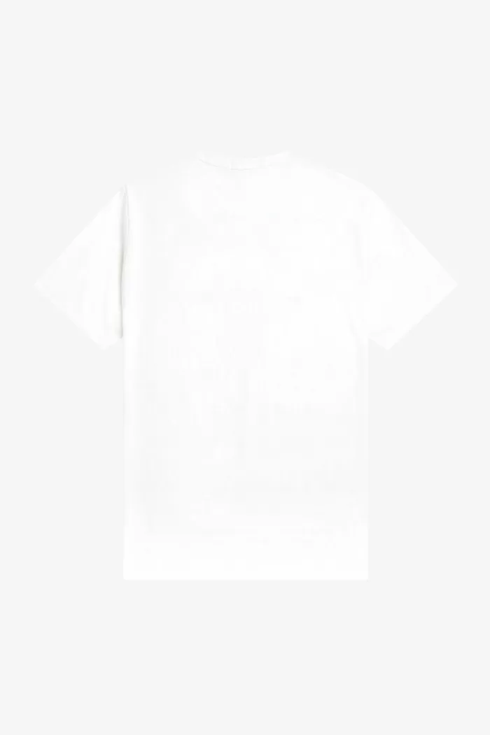 Fred Perry Embroidered Men’s T-Shirt White | UODEJ4026