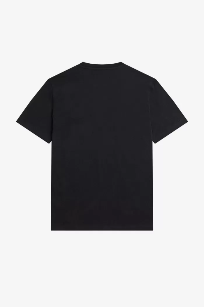 Fred Perry Enamel Pin Men’s T-Shirt Black | DMGLR8754