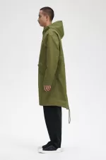 Fred Perry Faux Fur Lined Men’s Parka Parka Green | UFOHL1593