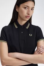 Fred Perry G12 Women’s Shirt Black Champagne | UIZGX2768