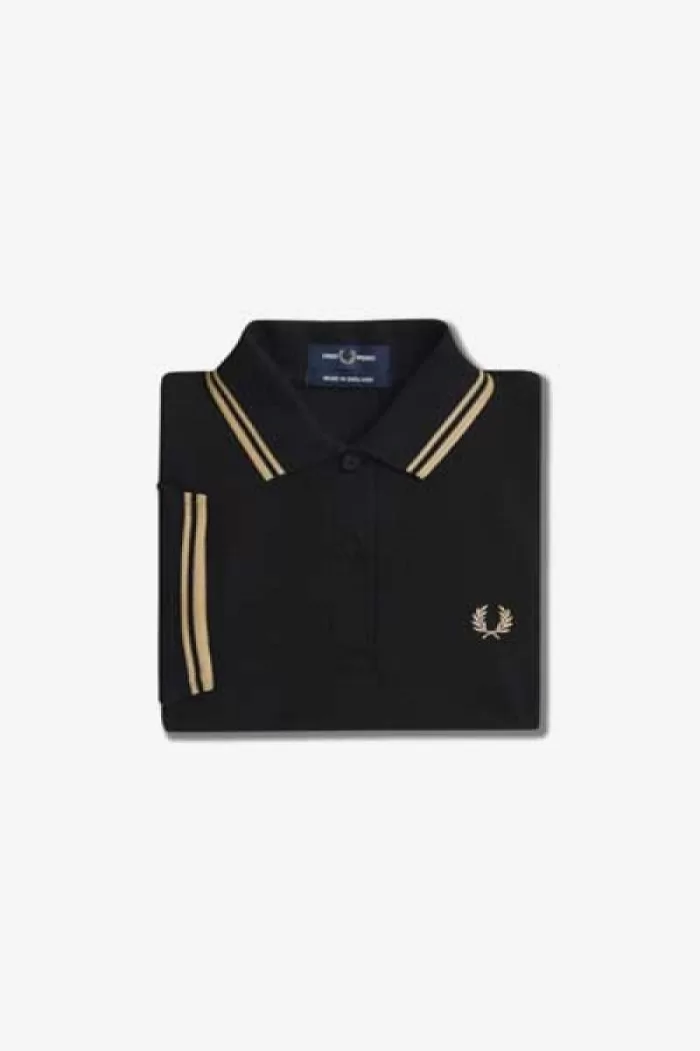 Fred Perry G12 Women’s Shirt Black Champagne | UIZGX2768