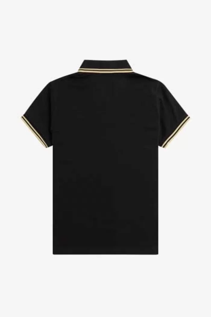 Fred Perry G12 Women’s Shirt Black Champagne | UIZGX2768