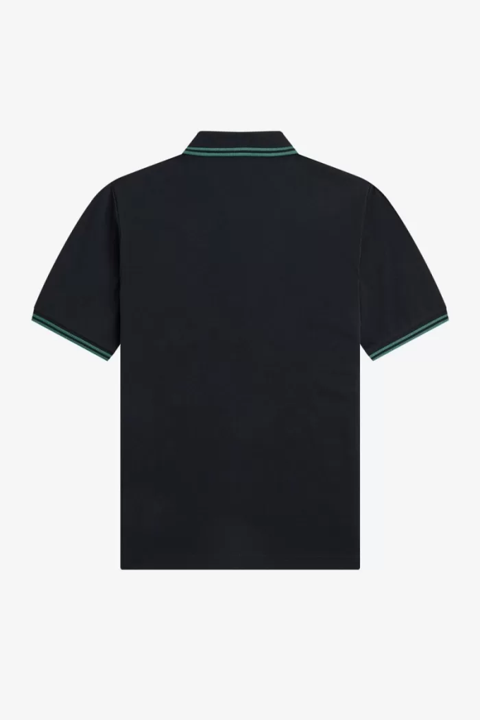 Fred Perry G3600 Women’s Shirt Black Deep Mint Deep Mint | LETRY3750