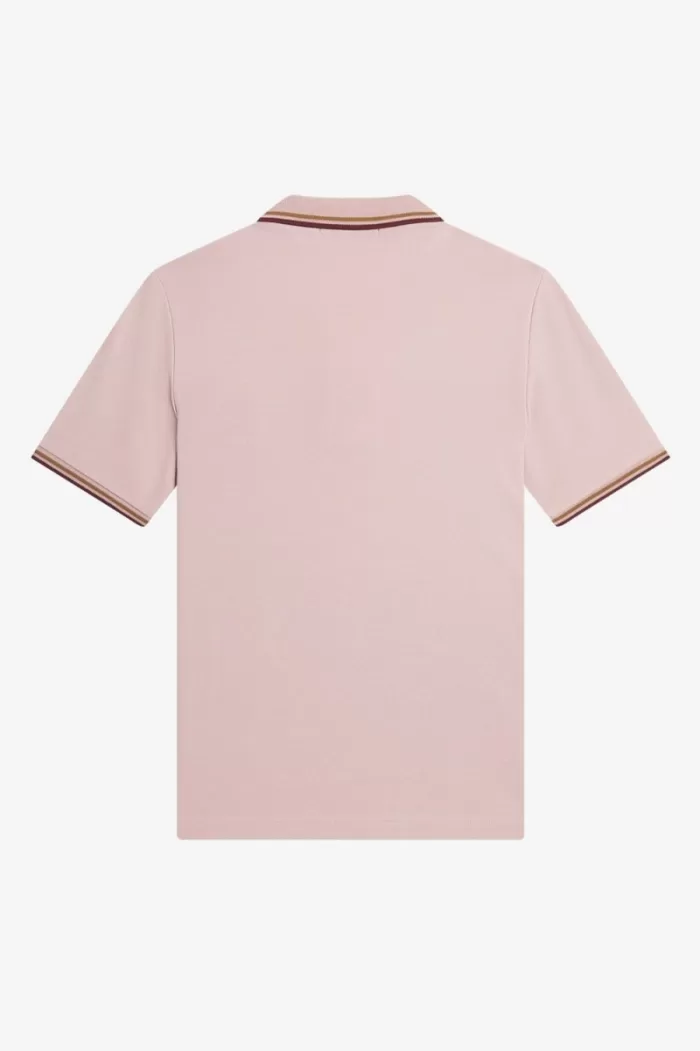 Fred Perry G3600 Women’s Shirt Dusty Rose Pink Brown Oxblood | PRAFC2415