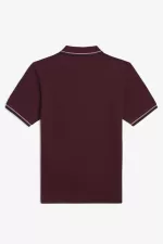 Fred Perry G3600 Women’s Shirt Oxblood Dusty Rose Pink Black | NCJPS3290