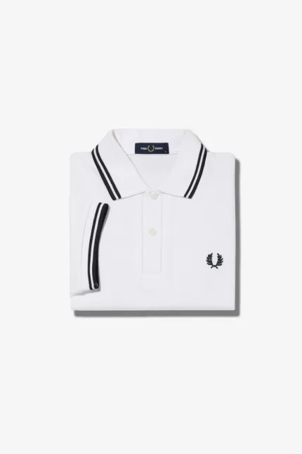 Fred Perry G3600 Women’s Shirt White Black | VHKGX2908