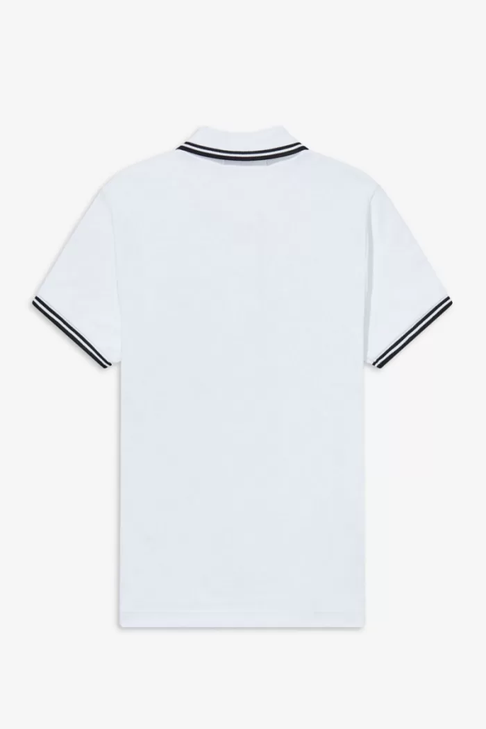 Fred Perry G3600 Women’s Shirt White Black | VHKGX2908