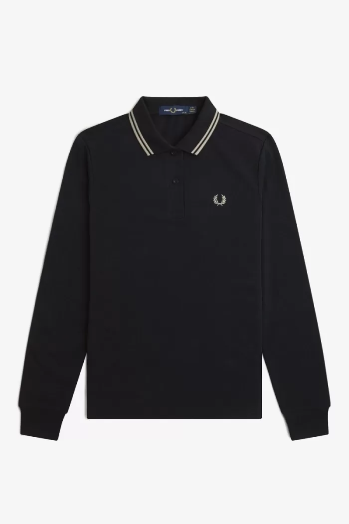 Fred Perry G3636 Women’s Shirt Black Warm Grey | DAHWK5672