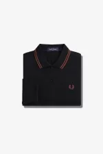 Fred Perry G3636 Women’s Shirt Black Whisky Brown | UGQFM1248