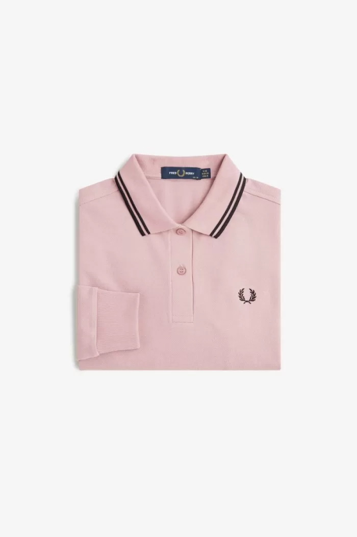 Fred Perry G3636 Women’s Shirt Dusty Rose Pink Black | GXOEA8953