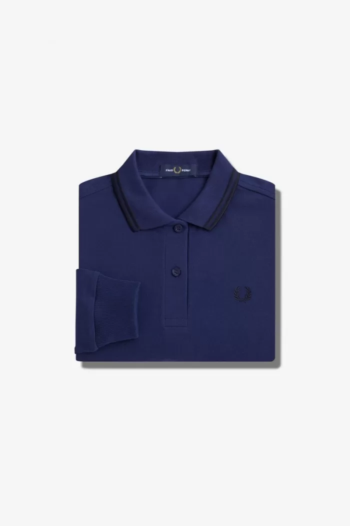 Fred Perry G3636 Women’s Shirt French Navy Black | RBGTH6031