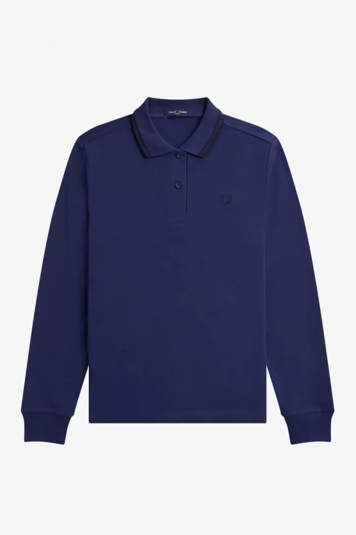 Fred Perry G3636 Women’s Shirt French Navy Black | RBGTH6031