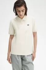 Fred Perry G6000 Women’s Shirt Beige Black | TEYCU1459