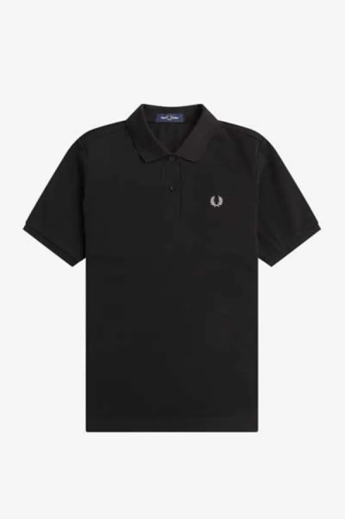 Fred Perry G6000 Women’s Shirt Black Warm Grey | APLCI2913