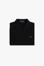 Fred Perry G6000 Women’s Shirt Black Whisky Brown | PLCES8163