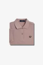 Fred Perry G6000 Women’s Shirt Dark Pink Black | HYACS8697