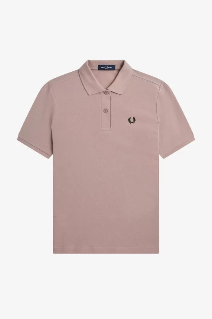 Fred Perry G6000 Women’s Shirt Dark Pink Black | HYACS8697