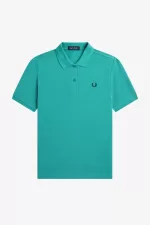 Fred Perry G6000 Women’s Shirt Deep Mint Black | ZCDAG6987