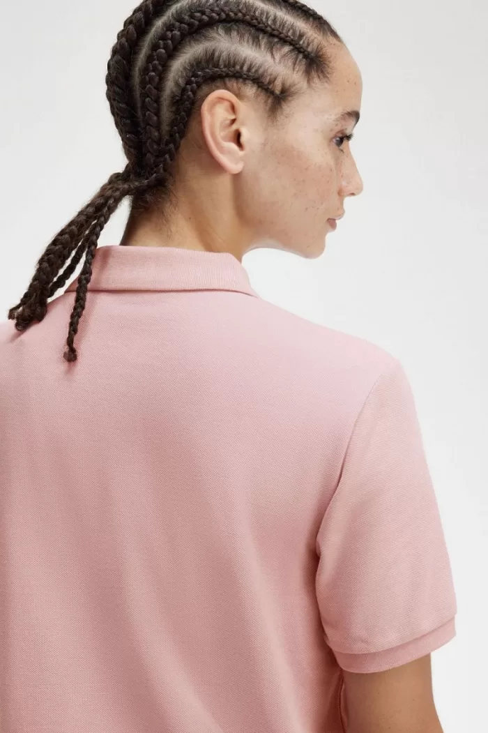 Fred Perry G6000 Women’s Shirt Dusty Rose Pink Black | ZXANO5218