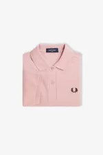 Fred Perry G6000 Women’s Shirt Dusty Rose Pink Black | ZXANO5218