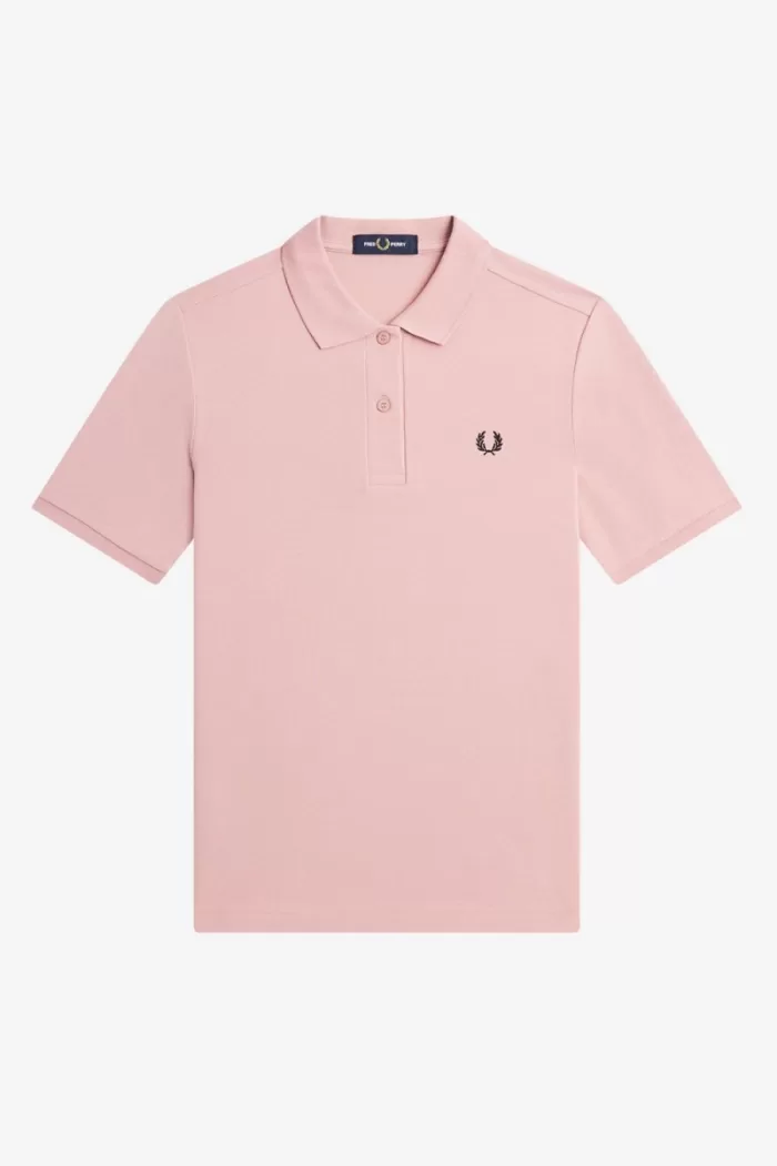 Fred Perry G6000 Women’s Shirt Dusty Rose Pink Black | ZXANO5218