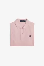 Fred Perry G6000 Women’s Shirt Dusty Rose Pink French Navy | LXMTU9285