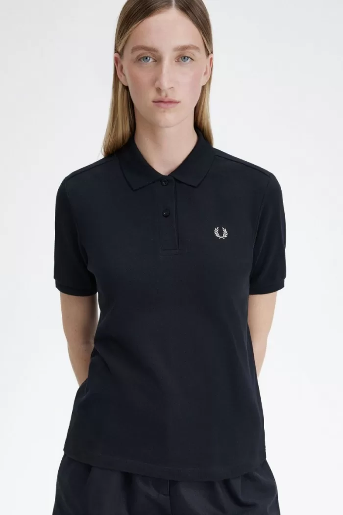 Fred Perry G6000 Women’s Shirt Navy Oatmeal | AIJLB2150