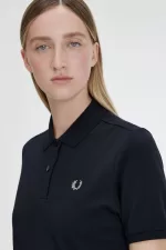 Fred Perry G6000 Women’s Shirt Navy Oatmeal | AIJLB2150