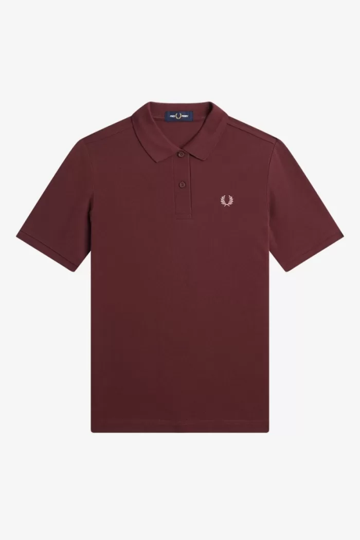 Fred Perry G6000 Women’s Shirt Oxblood Dusty Rose Pink | TEGJI5302